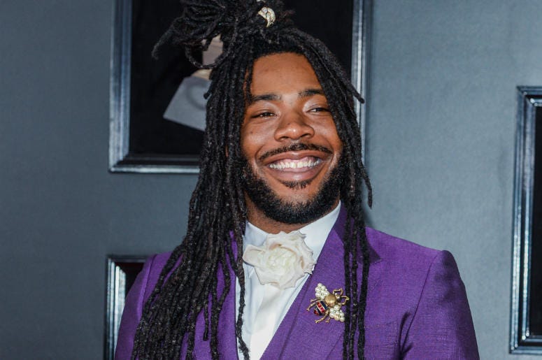 Dram arrives at the 60th Annual GRAMMY Awards red carpet at Madison Square Garden in New York City, NY on January 28, 2018. Dram arrives at the 60th Annual GRAMMY Awards red carpet at Madison Square Garden in New York City, NY on January 28, 2018.