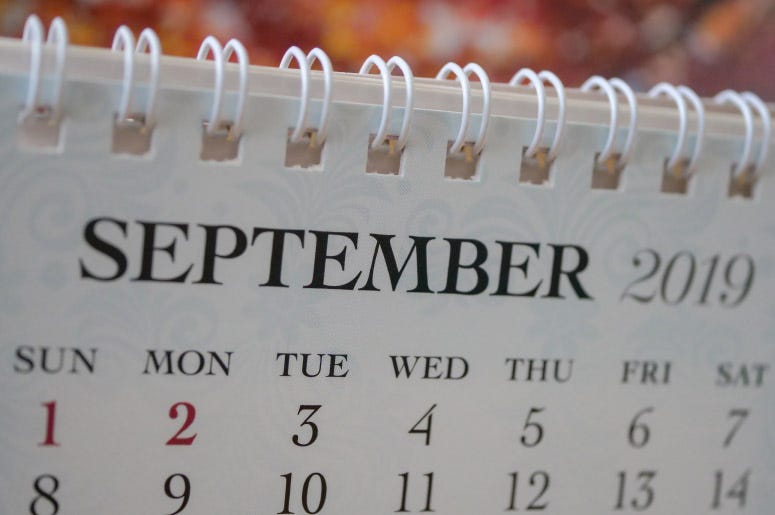 September 2019 September 2019