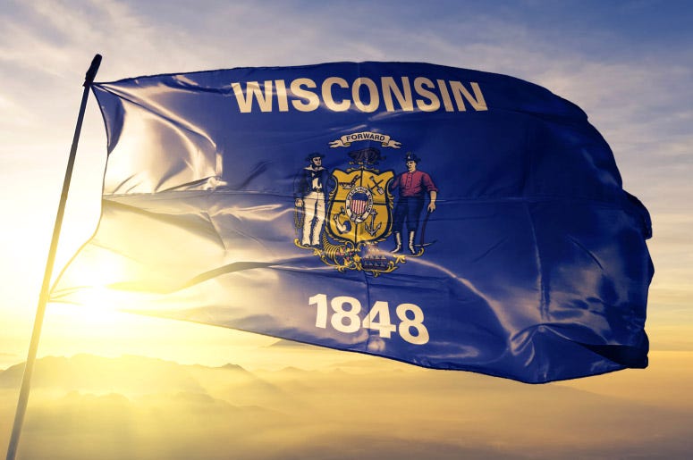 Wisconsin State Flag Wisconsin State Flag