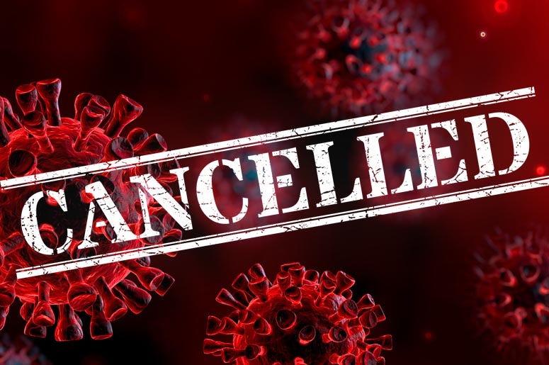 Keep Up With Coronavirus Cancellations