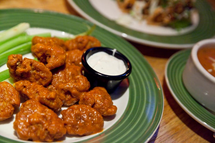"boneless" wings.