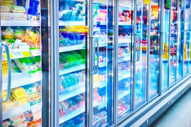 Frozen food aisle