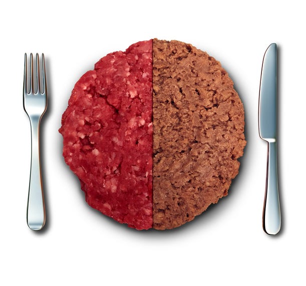 Meatless meat.