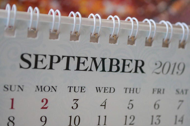 September 2019 September 2019