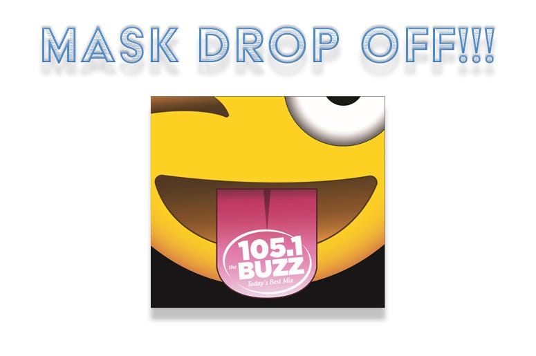 105.1 The Buzz, KRSK-FM, cornavirus, mask
