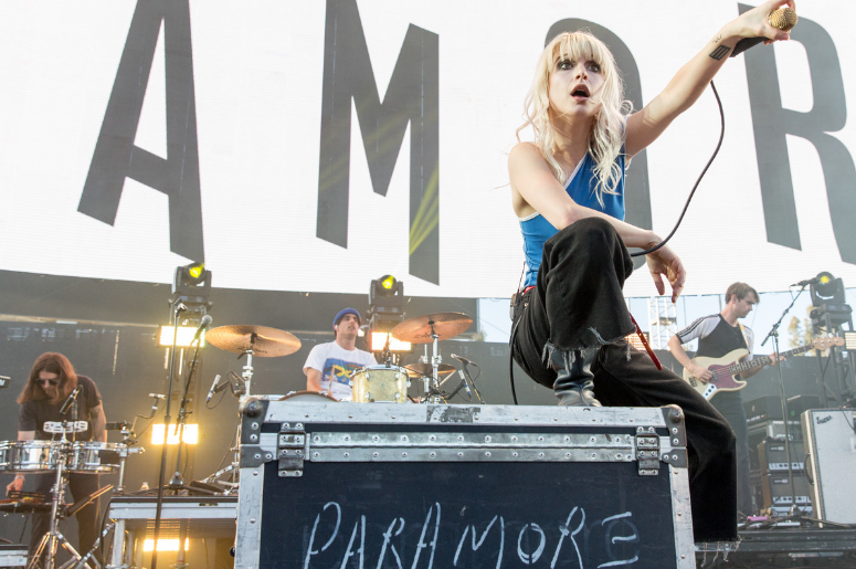 Hayley Williams of Paramore during KROQ Weenie Roast Hayley Williams of Paramore during KROQ Weenie Roast