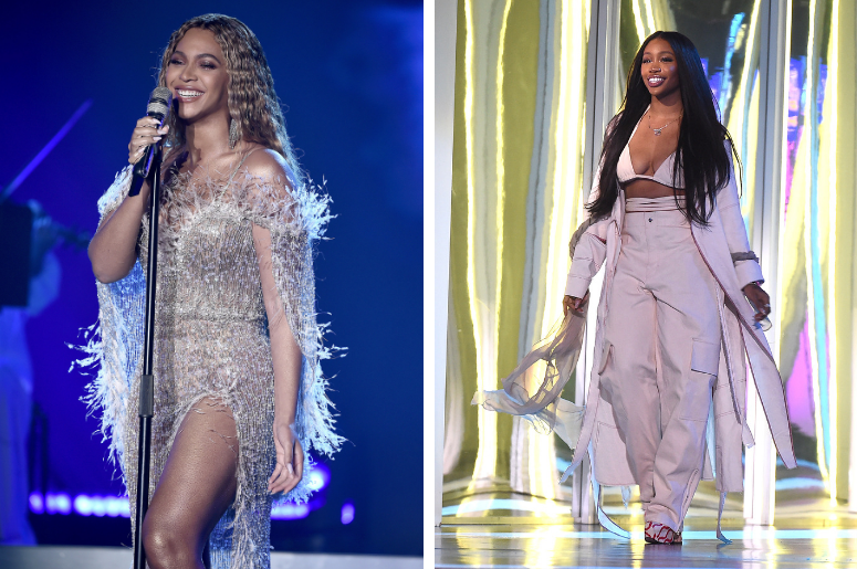 Beyonce and SZA Beyonce and SZA