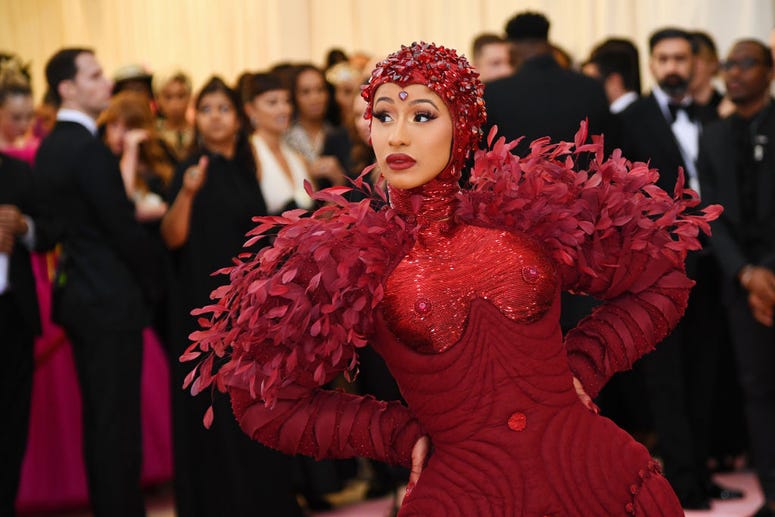 Cardi B attends The 2019 Met Gala Celebrating Camp: Notes on Fashion at Metropolitan Museum of Art on May 06, 2019 in New York City Cardi B attends The 2019 Met Gala Celebrating Camp: Notes on Fashion at Metropolitan Museum of Art on May 06, 2019 in New York City