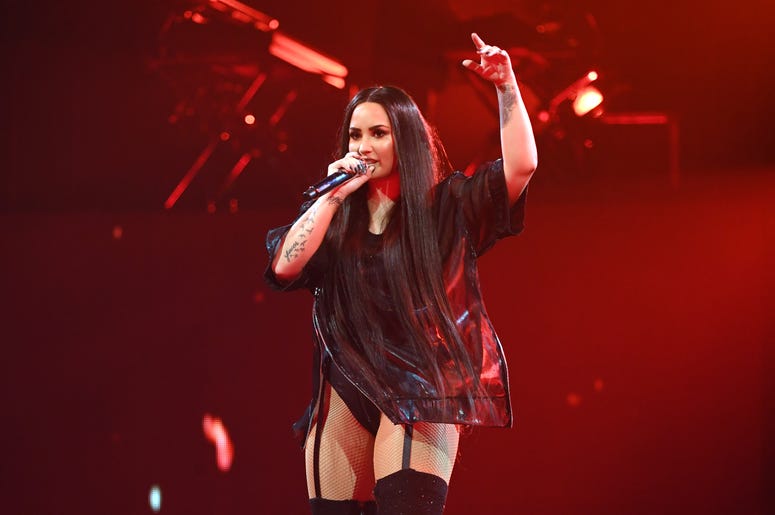 Demi Lovato performs at American Airlines Arena Demi Lovato performs at American Airlines Arena