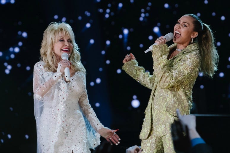 Dolly Parton x Miley Cyrus Dolly Parton x Miley Cyrus