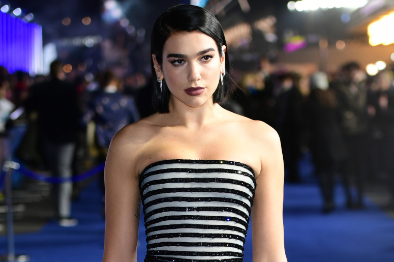 Dua Lipa attending the World Premiere of Alita: Battle Angel, held at the Odeon Leicester Square in London Dua Lipa attending the World Premiere of Alita: Battle Angel, held at the Odeon Leicester Square in London