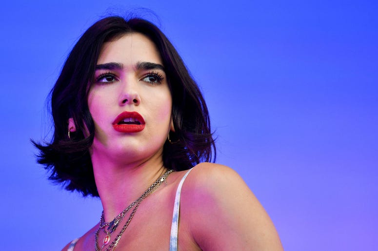 Dua Lipa performs at the Bonnaroo Music and Arts Festival Dua Lipa performs at the Bonnaroo Music and Arts Festival
