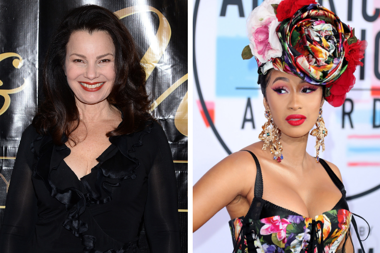 Fran Drescher and Cardi B Fran Drescher and Cardi B