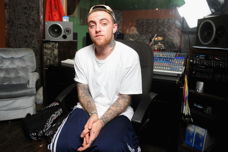 Mac Miller Mac Miller performs during Behind The Scenes With MAC Miller Filming Music Choice's 'Take Back Your Music' Campaign at Music Choice on July 17, 2013 in New York City.