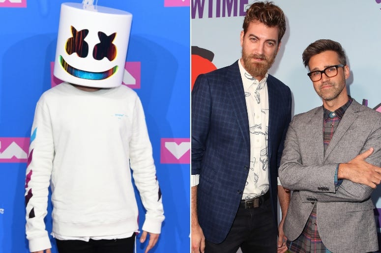 Marshmello And Rhett And Link Marshmello And Rhett And Link