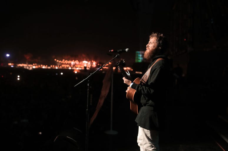 Mike Posner performs onstage during the 2018 Coachella Valley Music And Arts Festival Mike Posner performs onstage during the 2018 Coachella Valley Music And Arts Festival