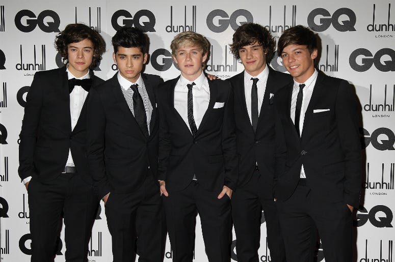 Harry Styles, Zain Malik, Niall Horan, Louis Tomlinson and Liam Payne of 'One Direction' in 2011 Harry Styles, Zain Malik, Niall Horan, Louis Tomlinson and Liam Payne of 'One Direction' in 2011