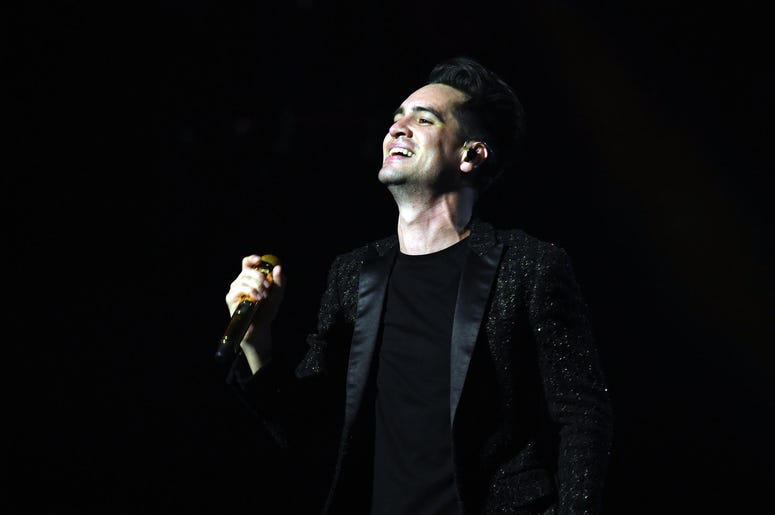 Brendon Urie of Panic! at the Disco performs at BB&T Center Brendon Urie of Panic! at the Disco performs at BB&T Center