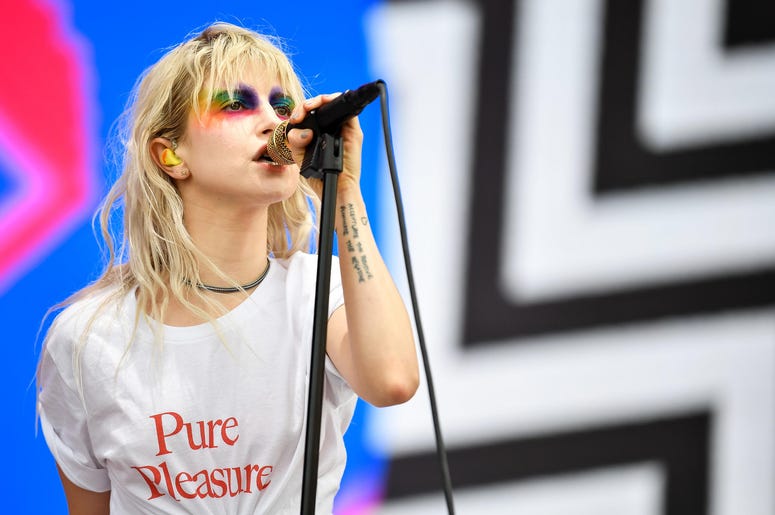 Hayley Williams of Paramore at Bonnaroo Hayley Williams of Paramore at Bonnaroo