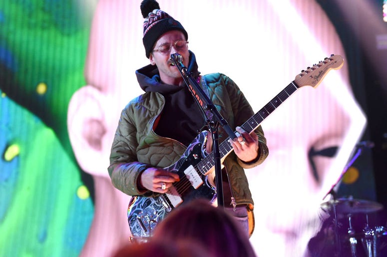 John Gourley of 'Portugal. The Man' performs onstage at Dick Clark's New Year's Rockin' Eve with Ryan Seacrest 2018 on December 31, 2017 in Los Angeles, California John Gourley of 'Portugal. The Man' performs onstage at Dick Clark's New Year's Rockin' Eve with Ryan Seacrest 2018 on December 31, 2017 in Los Angeles, California
