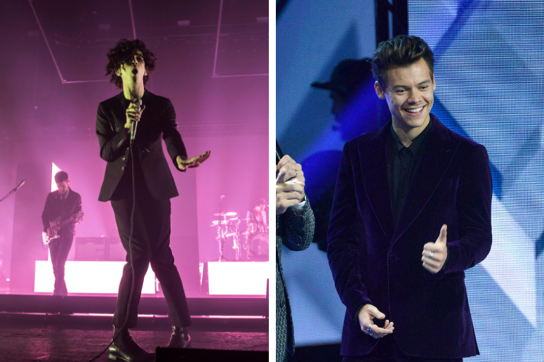 The 1975's Matty Healy, Harry Styles The 1975's Matty Healy, Harry Styles