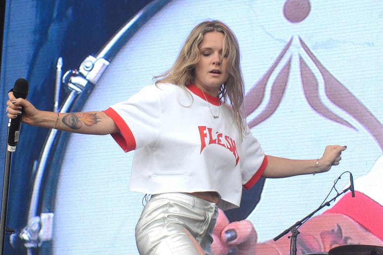 Tove Lo performs during the 2017 Outside Lands Music and Arts Festival Tove Lo performs during the 2017 Outside Lands Music and Arts Festival