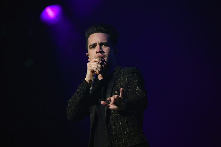Brendon Urie of Panic! at the Disco performs at BB&T Center Brendon Urie of Panic! at the Disco performs at BB&T Center