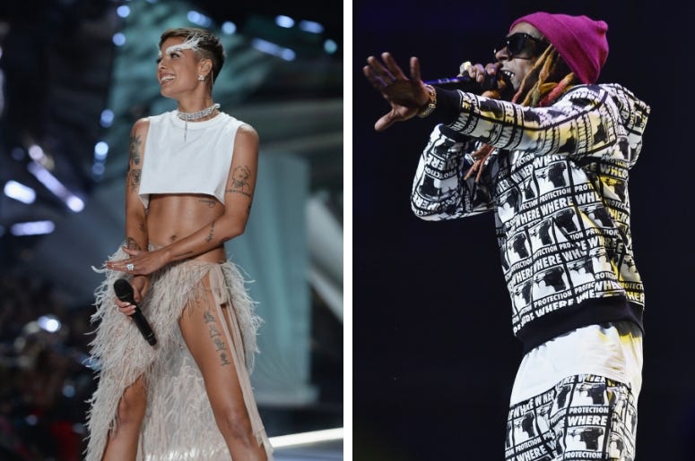 Halsey and Lil Wayne Halsey and Lil Wayne