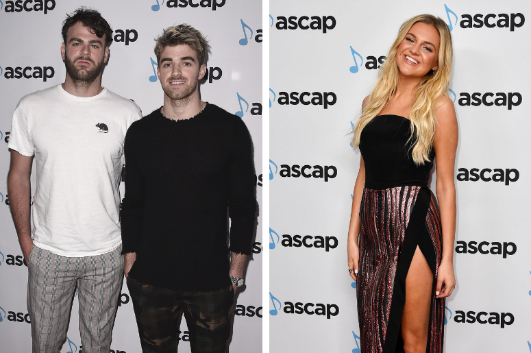 The Chainsmokers | Kelsea Ballerini The Chainsmokers at the 35th Annual ASCAP Pop Music Awards at the Beverly Hilton on April 23, 2018 in Beverly Hills, / Kelsea Ballerini on the red carpet at the 55th annual American Society of Composers, Authors and Publishers (ASCAP) Country Music Awards