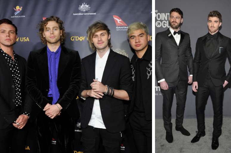 5 Seconds of Summer and The Chainsmokers 5 Seconds of Summer and The Chainsmokers