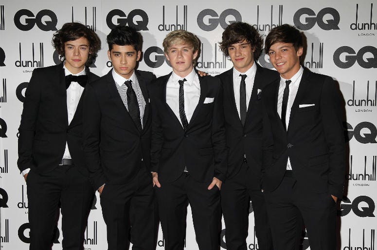 Harry Styles, Zain Malik, Niall Horan, Louis Tomlinson and Liam Payne of 'One Direction' in 2011 Harry Styles, Zain Malik, Niall Horan, Louis Tomlinson and Liam Payne of 'One Direction' in 2011
