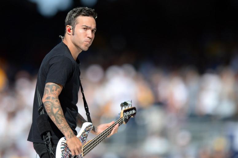 Pete Wentz of Fall Out Boy performs before the All Star Game home run derby at PetCo Park. Pete Wentz of Fall Out Boy performs before the All Star Game home run derby at PetCo Park.