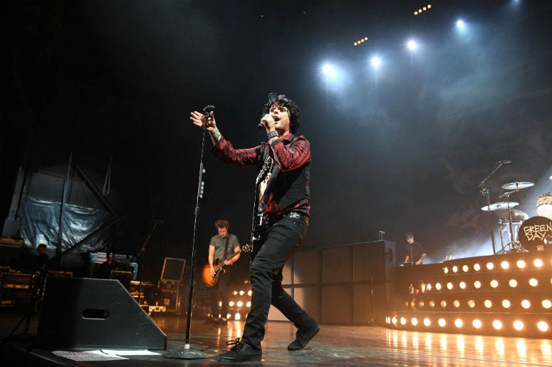 Billie Joe Armstrong of Green Day Billie Joe Armstrong of Green Day