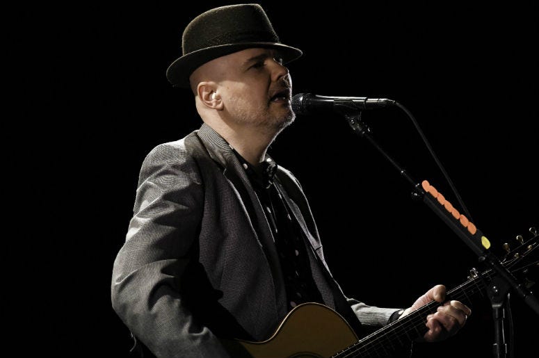Smashing Pumpkins member Billy Corgan performs at the Broward Center Smashing Pumpkins member Billy Corgan performs at the Broward Center