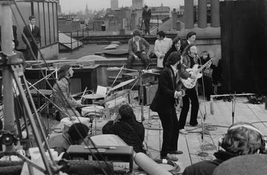 Beatles On Abbey Road Roof