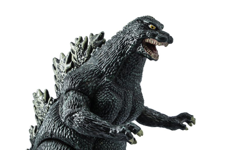 plastic Godzilla plastic Godzilla