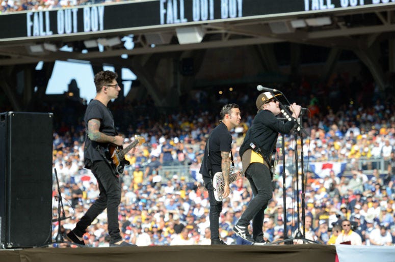Fall Out Boy perform live Fall Out Boy perform live