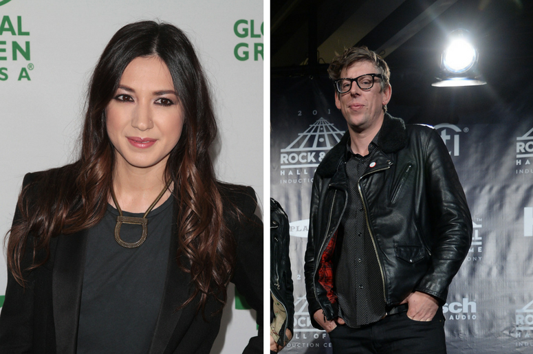 Patrick Carney of The Black Keys and Michelle Branch Patrick Carney of The Black Keys and Michelle Branch
