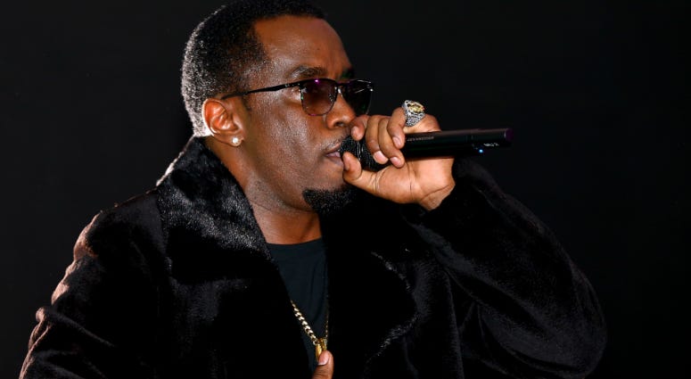 Sean Combs aka Diddy performs during the Revolt Party. Sean Combs aka Diddy performs during the Revolt Party.