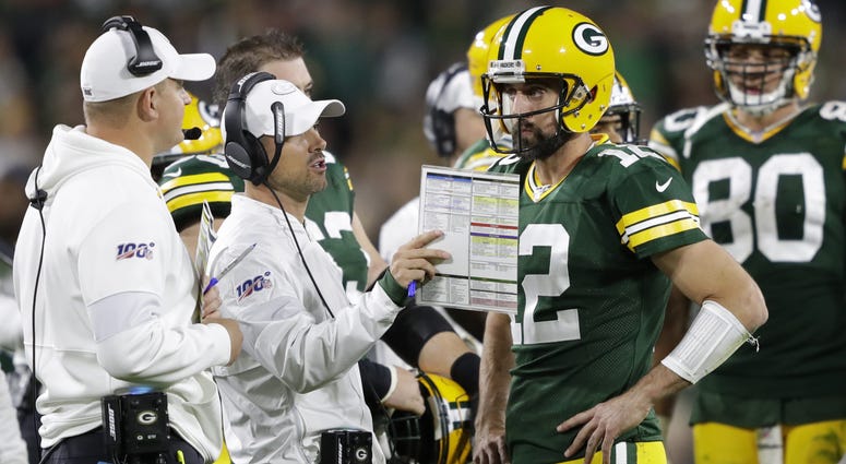 Matt Lafleur and Aaron Rodgers, Green Bay Packers
