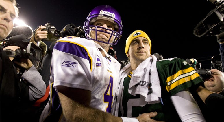 Brett Favre Aaron Rodgers