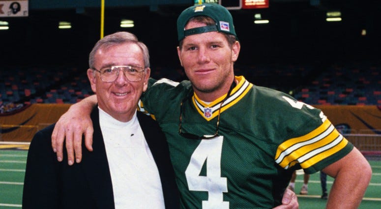 Ron Wolf and Brett Favre