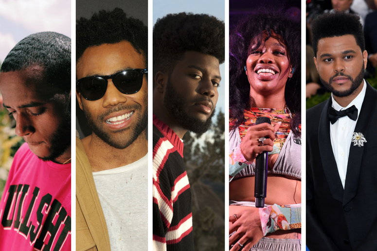 6LACK, Childish Gambino, Khalid, SZA, The Weeknd 6LACK, Childish Gambino, Khalid, SZA, The Weeknd