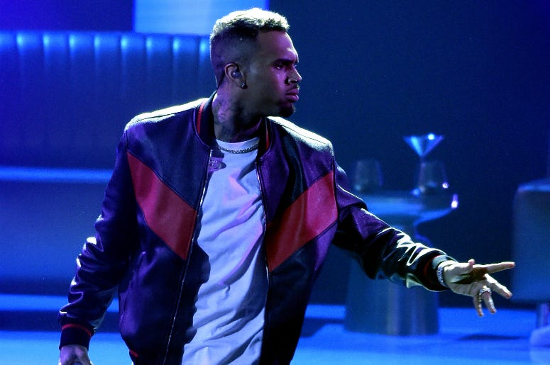 Chris Brown performs at the 2017 BET Awards at the Microsoft Theater on June 25, 2017 in Los Angeles, California. Chris Brown performs at the 2017 BET Awards at the Microsoft Theater on June 25, 2017 in Los Angeles, California.