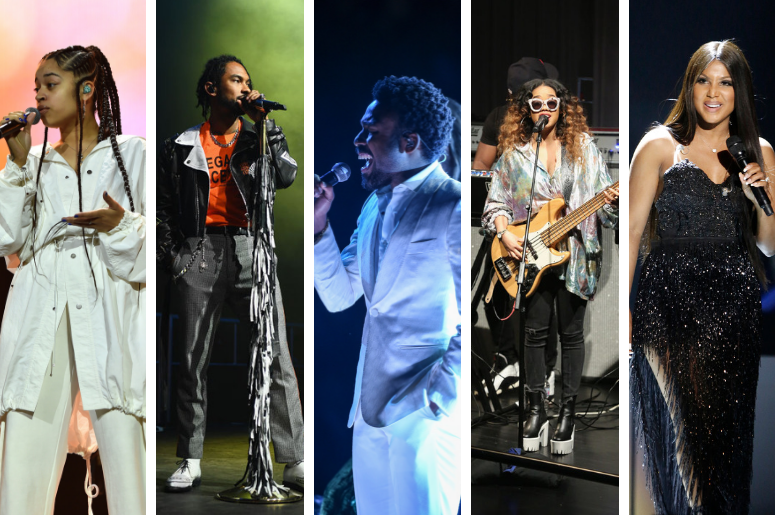 Ella Mai, Miguel, Childish Gambino, H.E.R., and Toni Braxton are all nominated for the BEST R&B Song at the 2019 GRAMMY Awards on Feburary 10, 2019. Ella Mai, Miguel, Childish Gambino, H.E.R., and Toni Braxton are all nominated for the BEST R&B Song at the 2019 GRAMMY Awards on Feburary 10, 2019.