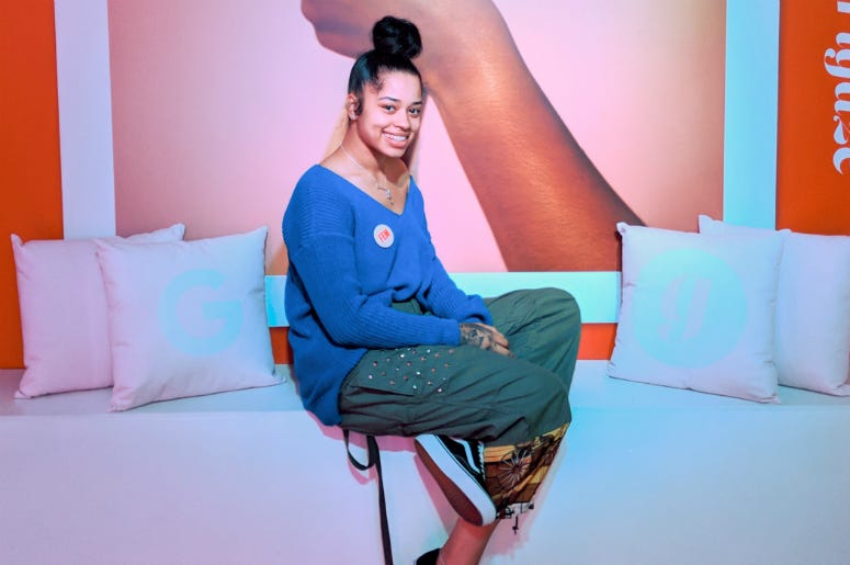 e.) Ella Mai attends the #TEAMPIXEL x GIRLGAZE launch event hosted by Google and & Amanda De Cadenet on November 15, 2017 in Los Angeles, California. e.) Ella Mai attends the #TEAMPIXEL x GIRLGAZE launch event hosted by Google and & Amanda De Cadenet on November 15, 2017 in Los Angeles, California.