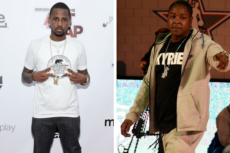 Fabolous attends the 'Something From Nothing: The Art Of Rap' New York Screening at Alice Tully Hall, Lincoln Center on June 12, 2012 in New York, NY. / Jadakiss is introduced as a judge for the Sprit Slam Dunk Showdown at Skylight at Moynihan Station. Fabolous attends the 'Something From Nothing: The Art Of Rap' New York Screening at Alice Tully Hall, Lincoln Center on June 12, 2012 in New York, NY. / Jadakiss is introduced as a judge for the Sprit Slam Dunk Showdown at Skylight at Moynihan Station.