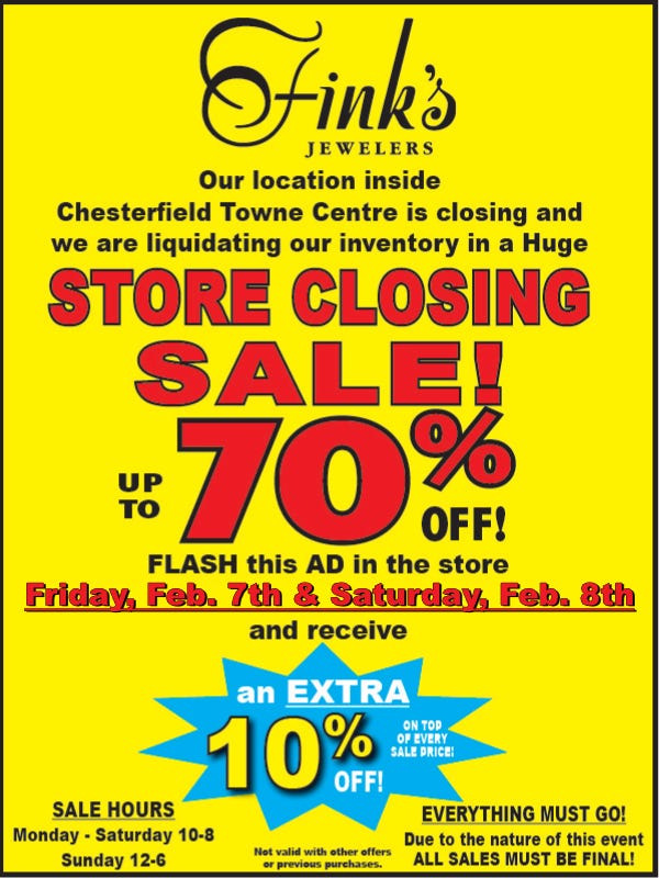 Finks Closing