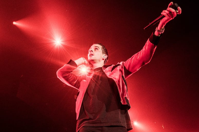 G-Eazy performs at Oracle Arena on December 14, 2016 in Oakland, California. G-Eazy performs at Oracle Arena on December 14, 2016 in Oakland, California.
