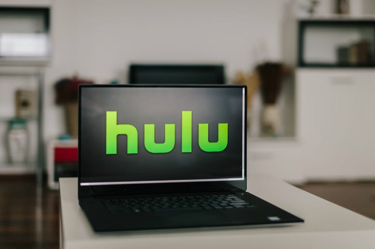 Hulu logo on modern laptop screen. Hulu is an American online company and partially ad-support Hulu logo on modern laptop screen. Hulu is an American online company and partially ad-support